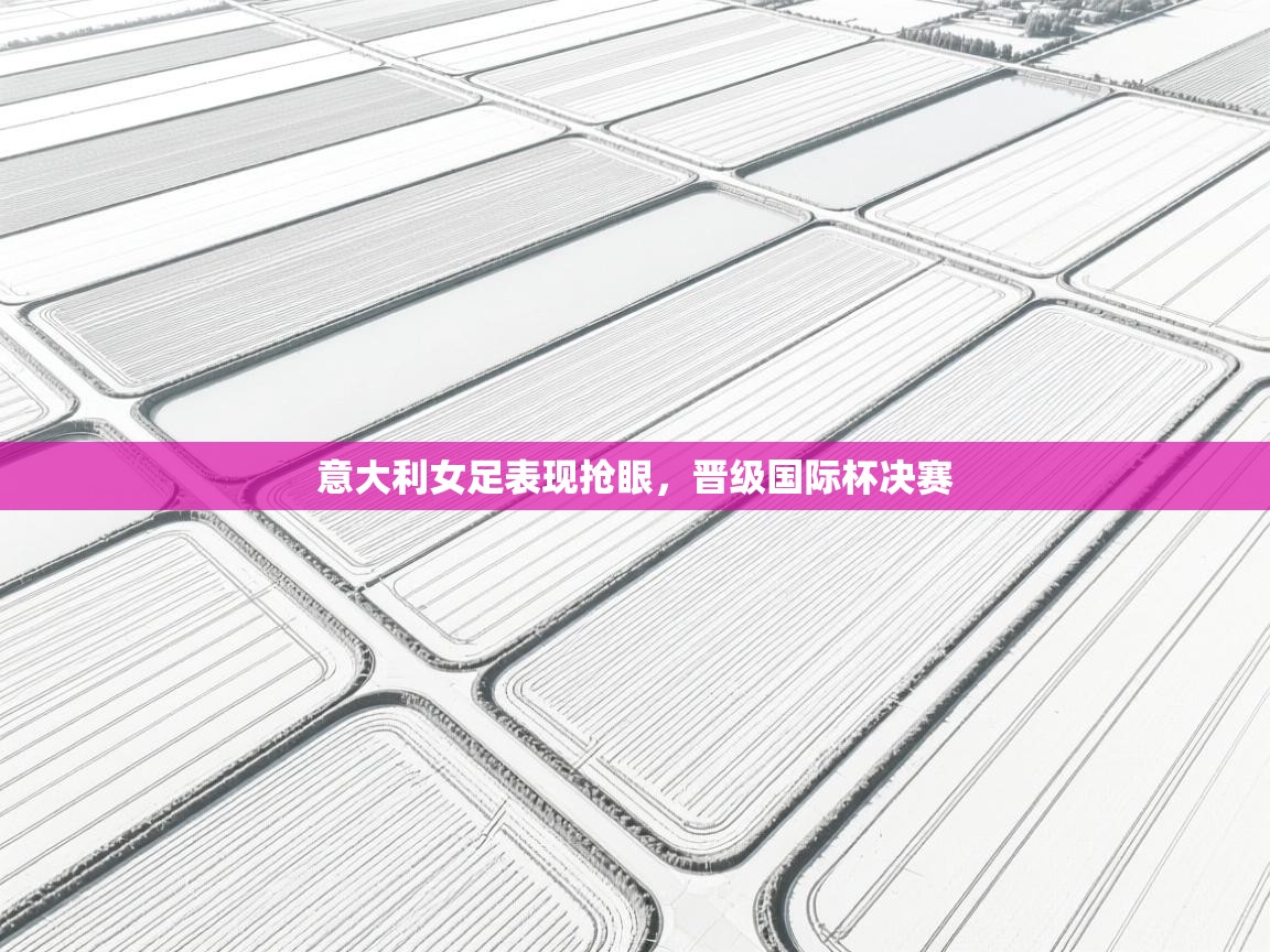 云开体育app官网登录入口-意大利女足表现抢眼,晋级国际杯决赛 第3张